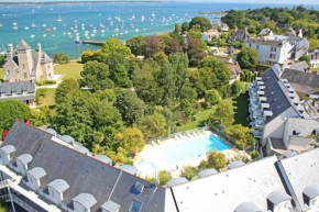 L'ES-CALE DE BEG-MEIL AVEC PISCINE ET PLAGE Appartement avec 1 chambre et 1 alcôve